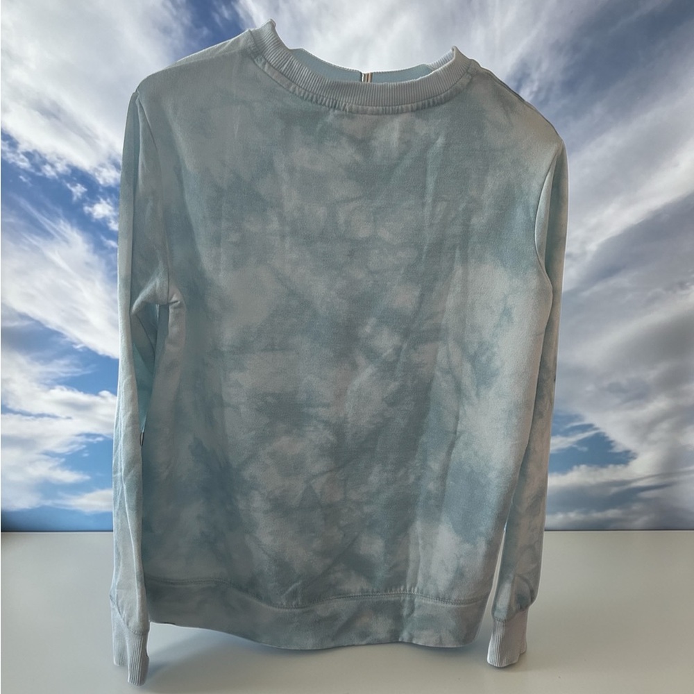 Stars Above Light Blue Fleece Top